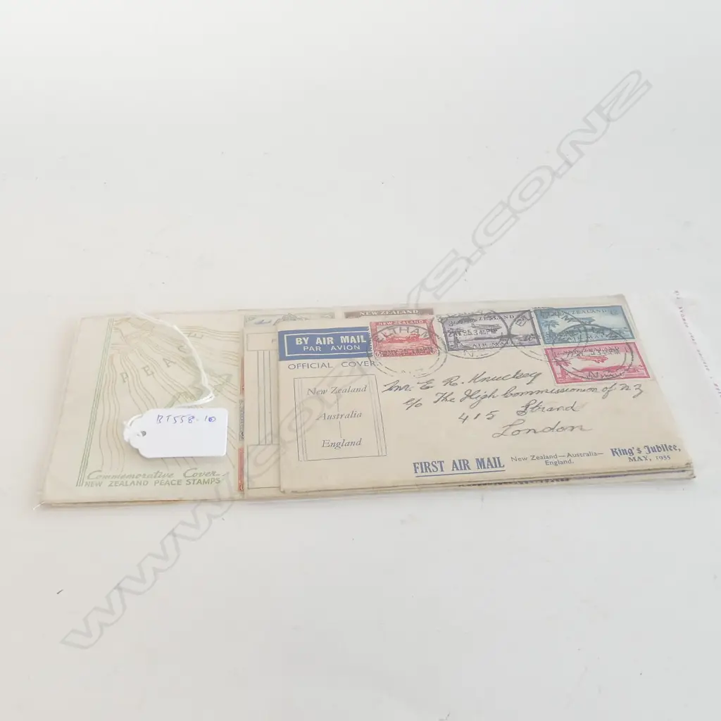 4 X NZ FIRST DAY COVERS INTERNATIONAL ADDRESSES 1935 ETC.  Image 1++