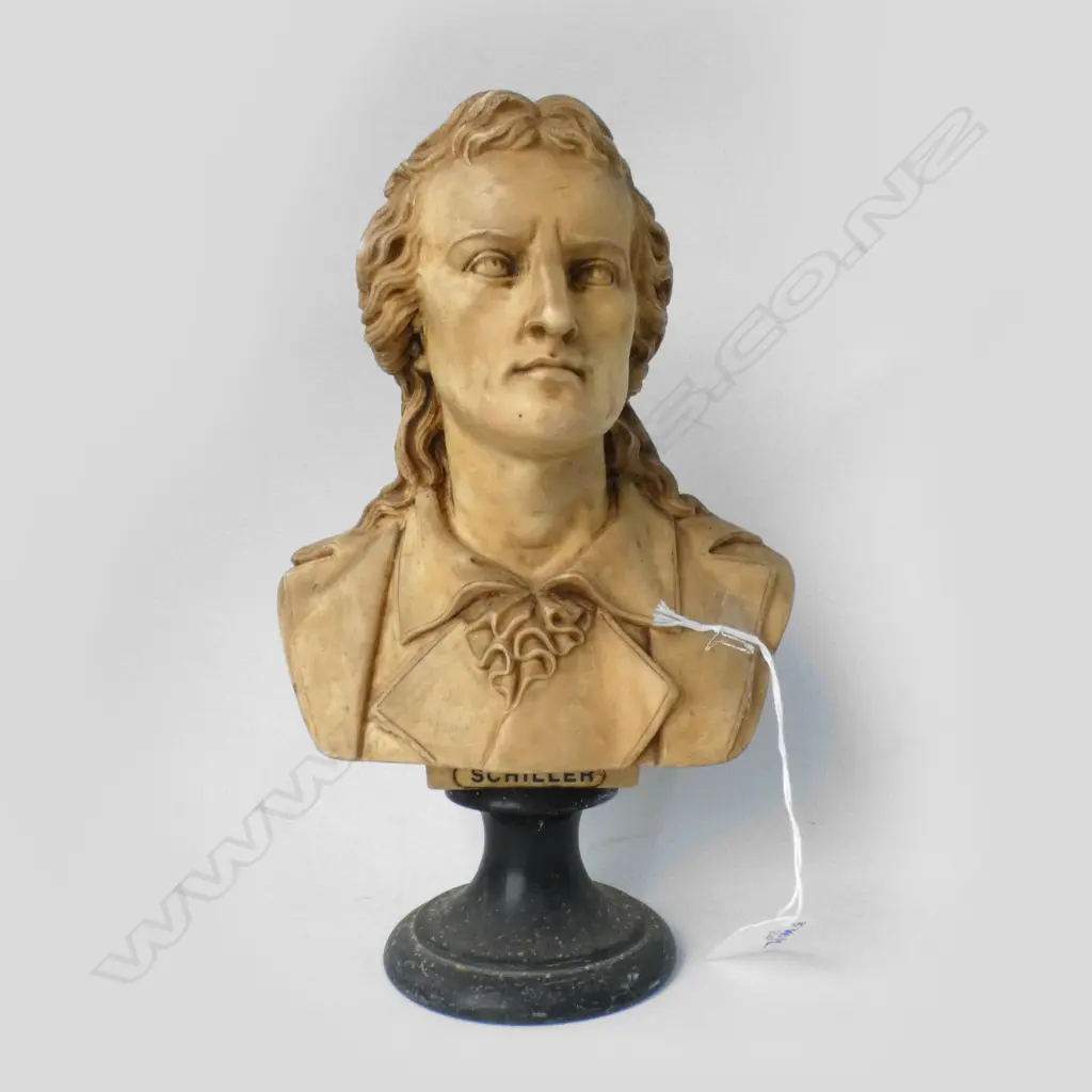 RESIN BUST OF SCHILLER /GERMAN PLAYWRIGHT H 240 MM Image 1++