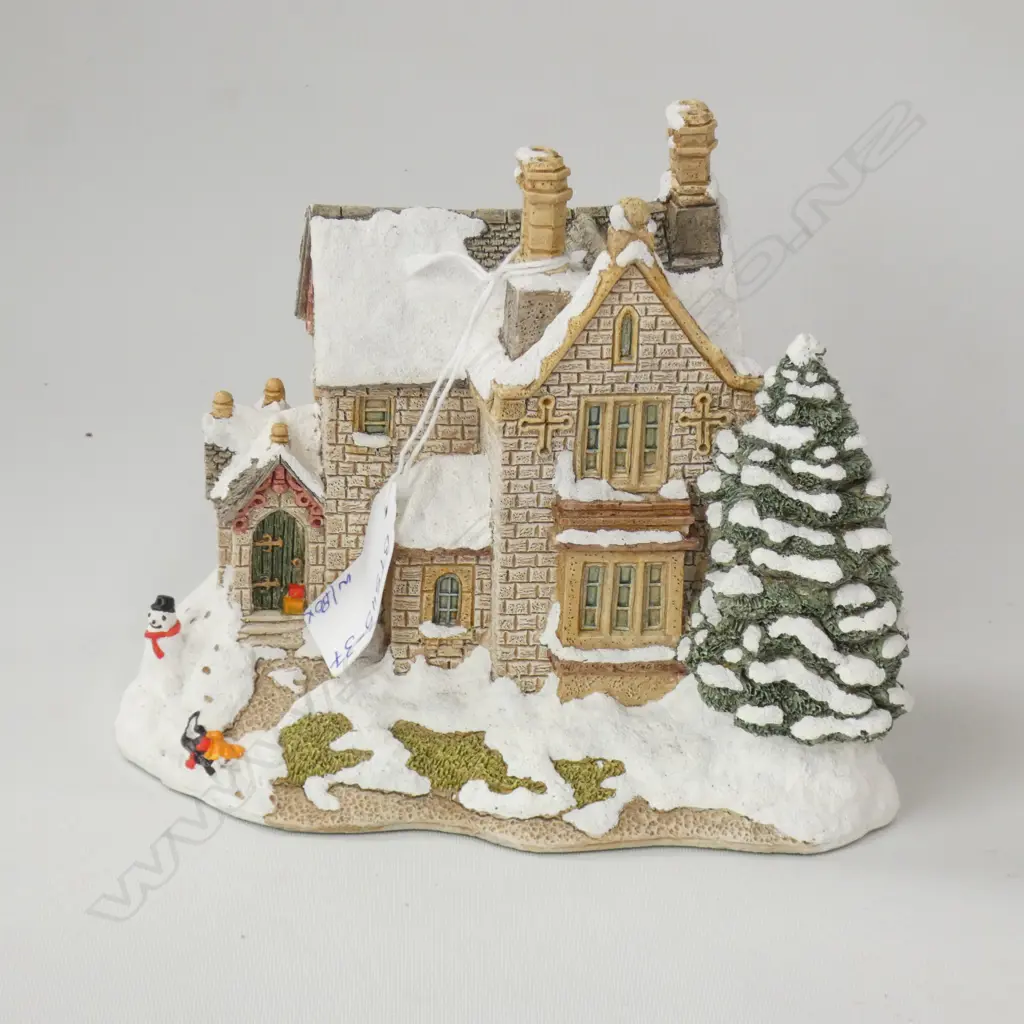 LG LILLIPUT LANE 'THE OLD VICARAGE AT CHRISTMAS - IN ORIGINAL BOX Image 1++