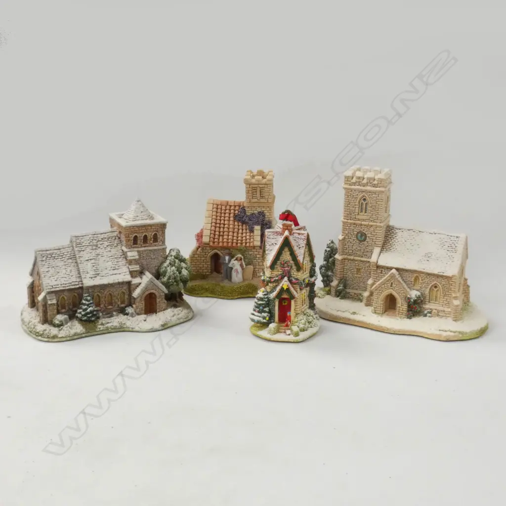 4 LILLIPUT LANE IN ORIGINAL BOXES; ST JOSEPHS CHURCH, LITTLE STAR, WEDDING BELLS & ALL SAINTS WATERMILLOCK Image 1++