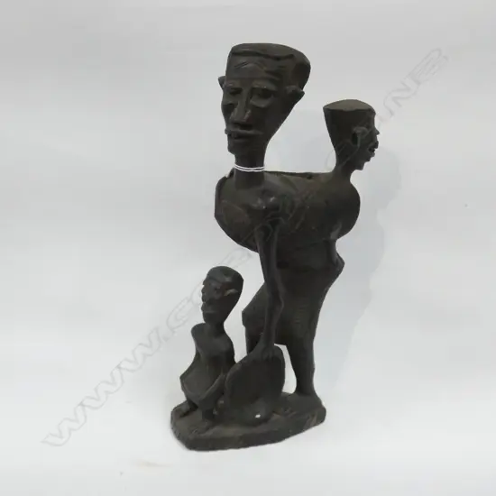 MKONDE CARVED EBONY FIGURE H.350mm