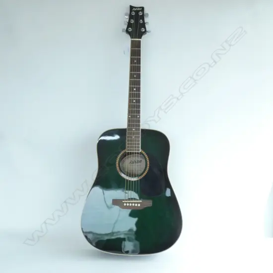 ASHTON ACOUSTIC GUITAR WITH CLOTH CASE & STAND