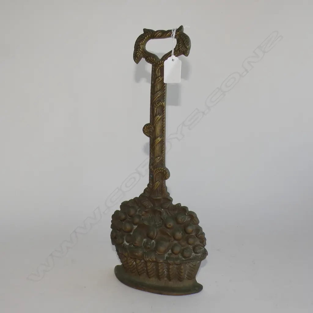 HEAVY BRASS DOOR STOP AS A BOUQUET H.365mm Image 1++