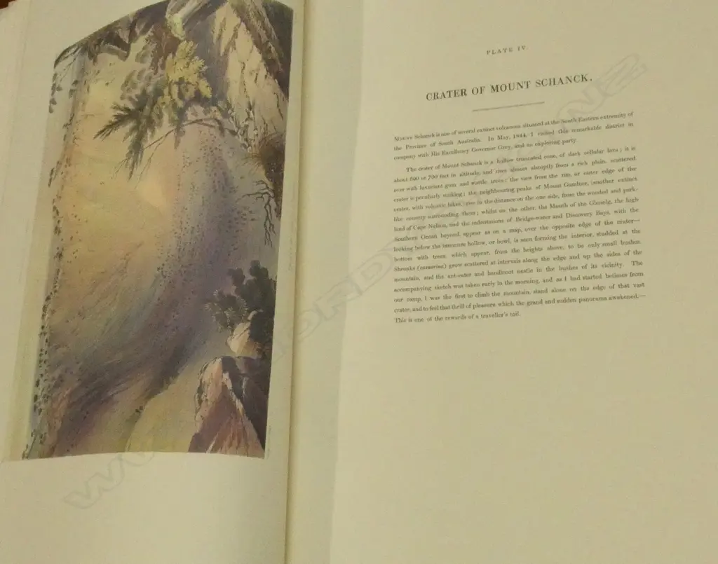 GEORGE FRENCH ANGAS FACSIMILE REPRINT BOOK 'SOUTH AUSTRALIA 1846' LIMITED EDITION 193/1000, PUB.1967  Image 1++