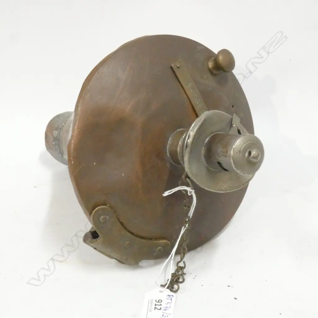 TELEGRAPH MOUTHPIECE 'BRIDGE DECK' LABEL & WHISTLE Image 1++