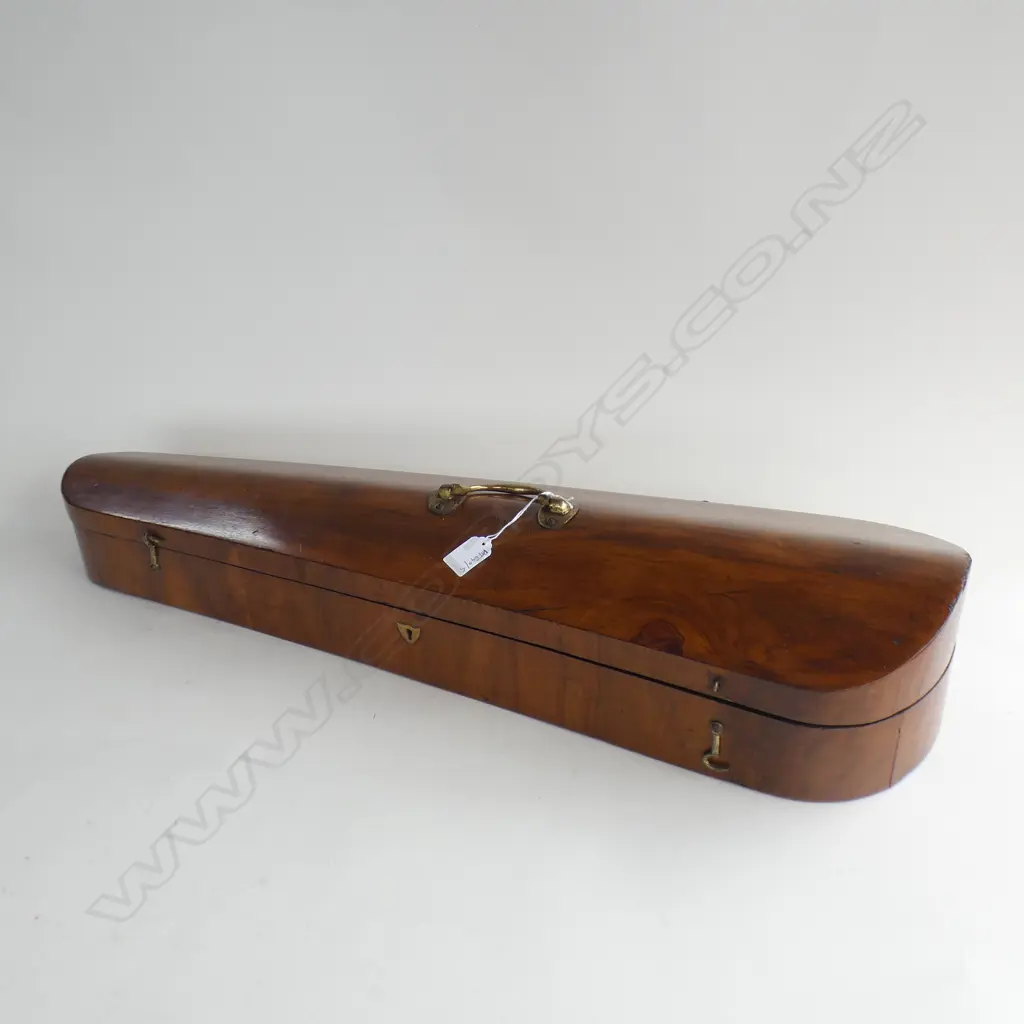 ANTIQUE WALNUT VIOLIN CASE L.760mm Image 1++
