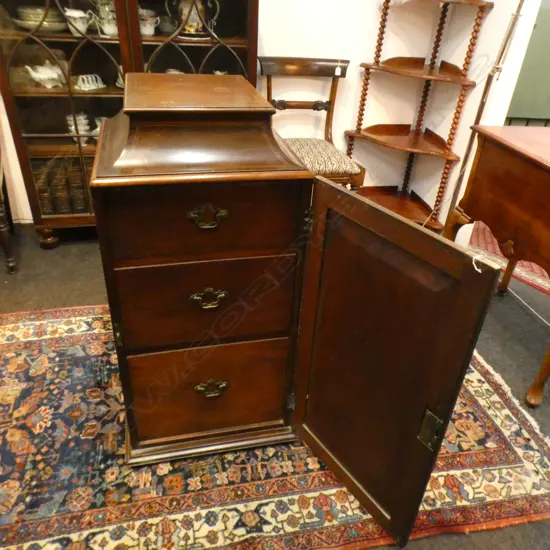 GEORGIAN SMALL PROPORTION CHEST OF DRAWERS 460 x 455 x 945mm