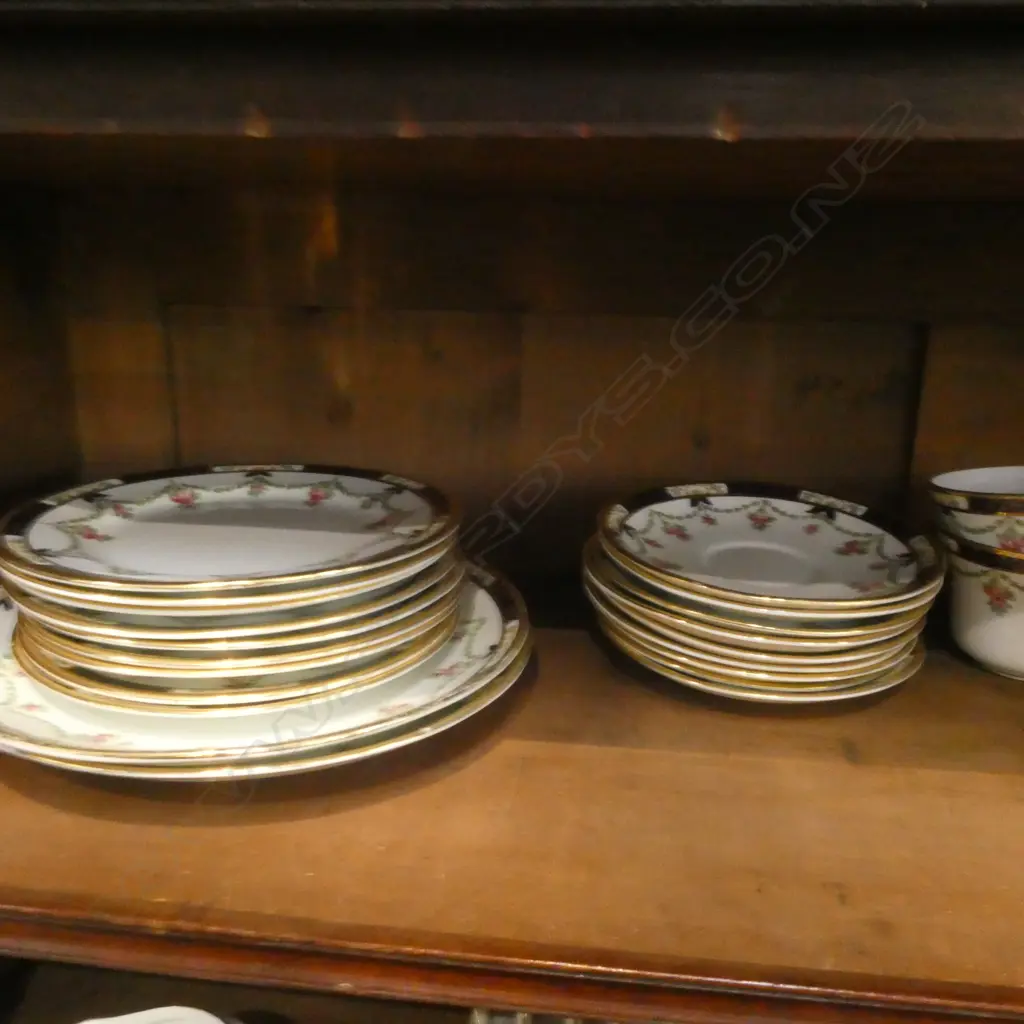 2 PART TEA SETS; HAMMERSLEY & OTHER + ROYAL WORCESTER LOVING CUP H.150mm AF CRACKED Image 1++