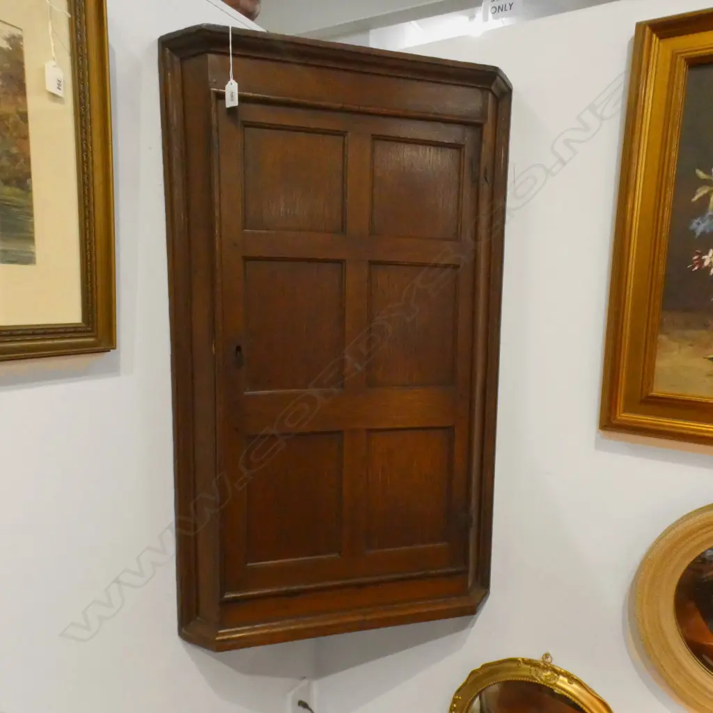OAK CORNER CABINET 600 X 340 X 960mm Image 1++