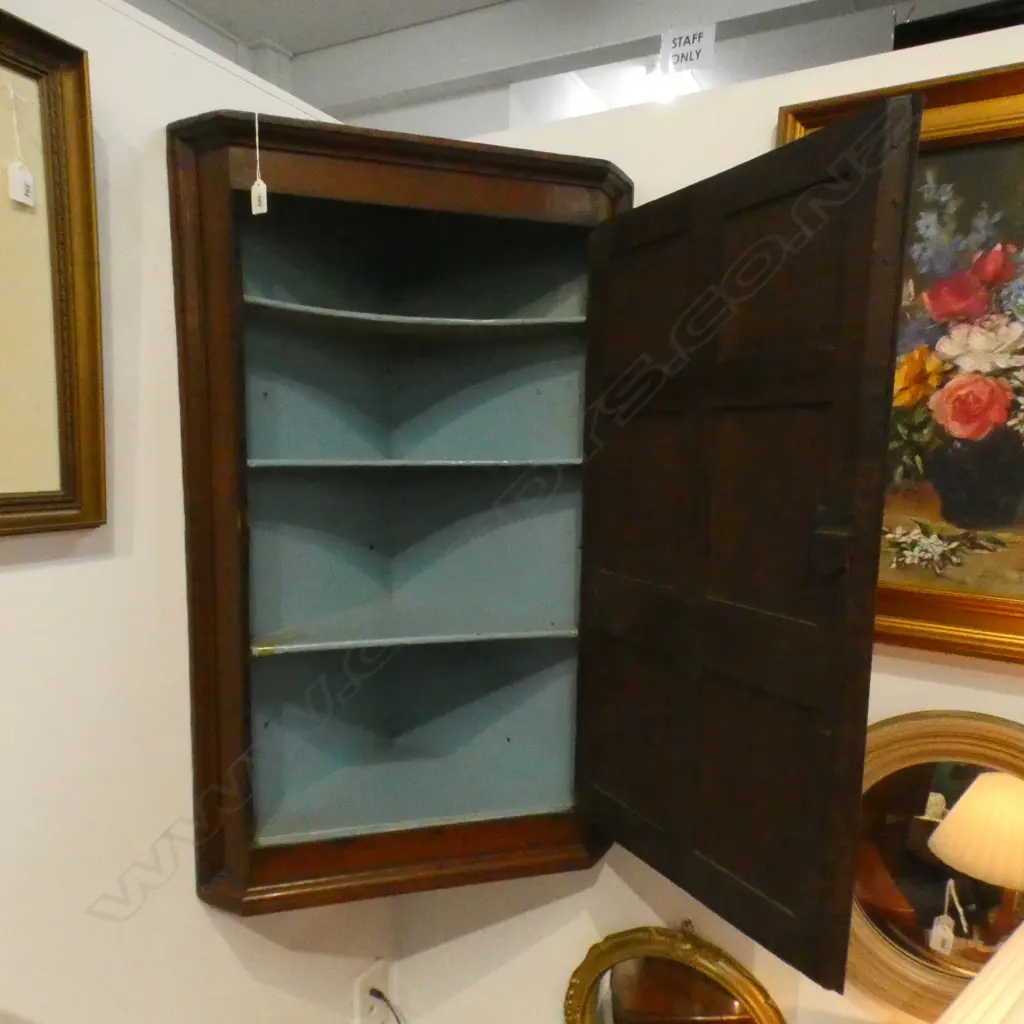 OAK CORNER CABINET 600 X 340 X 960mm Image 1++