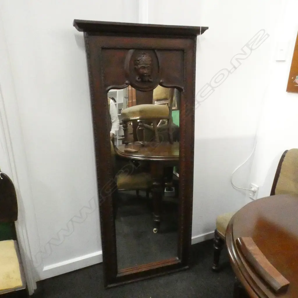 LG WOODEN FRAMED BUDDAH MIRROR 680 X 1520MM Image 1++