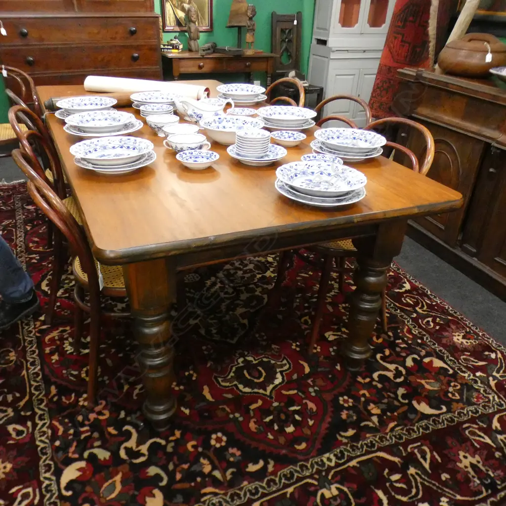 KAURI VICTORIAN STYLE FARMHOUSE TABLE 2400 x 1020 x 770mm Image 1++
