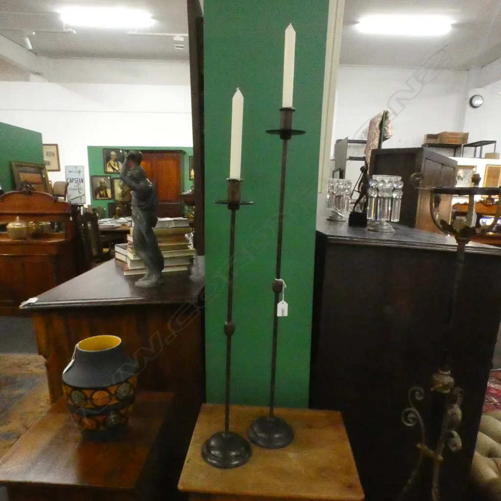 PR METAL CANDLE STANDS H.760mm Image 1++