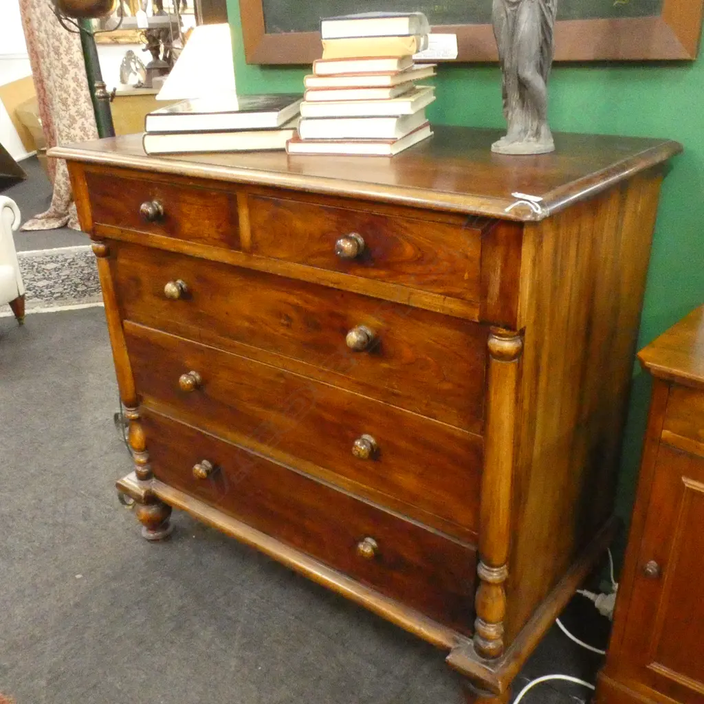 REPRO TEAK CHEST OF DRAWERS 1110x560x1000mm Image 1++