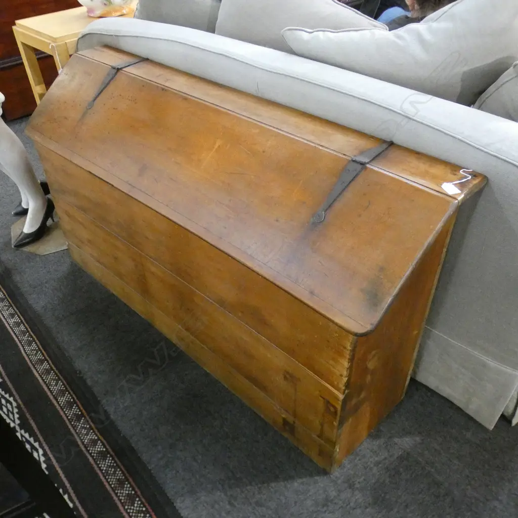 LARGE OLD KAURI FLOUR BIN, 1380 x 360 x 730mm Image 1++