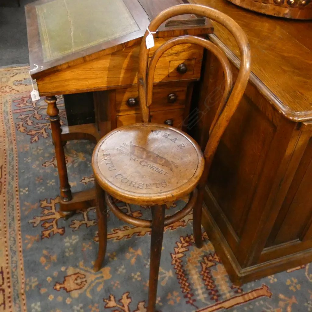 ANTIQUE BENTWOOD CHAIR 'FITU CORSETS'  Image 1++