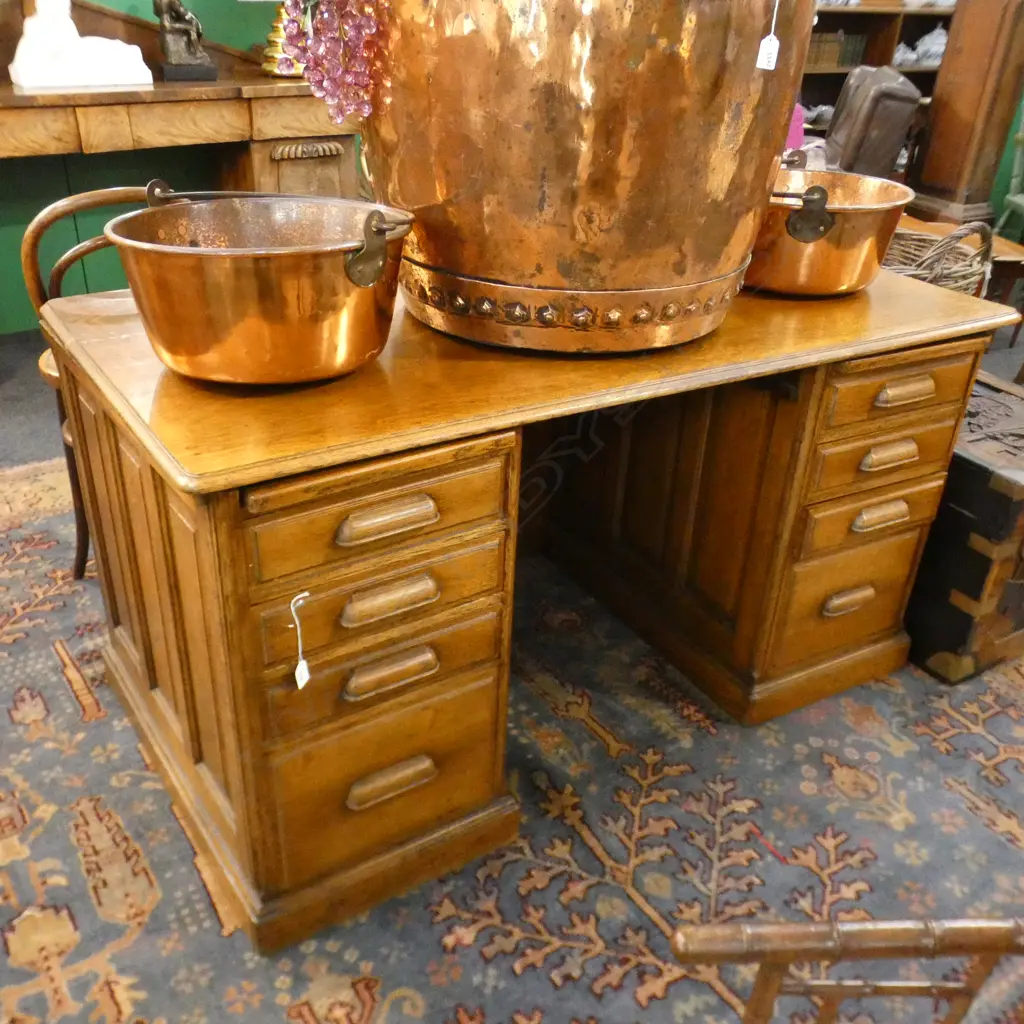 DOUBLE PEDESTAL DESK 1520x800x780mm Image 1++