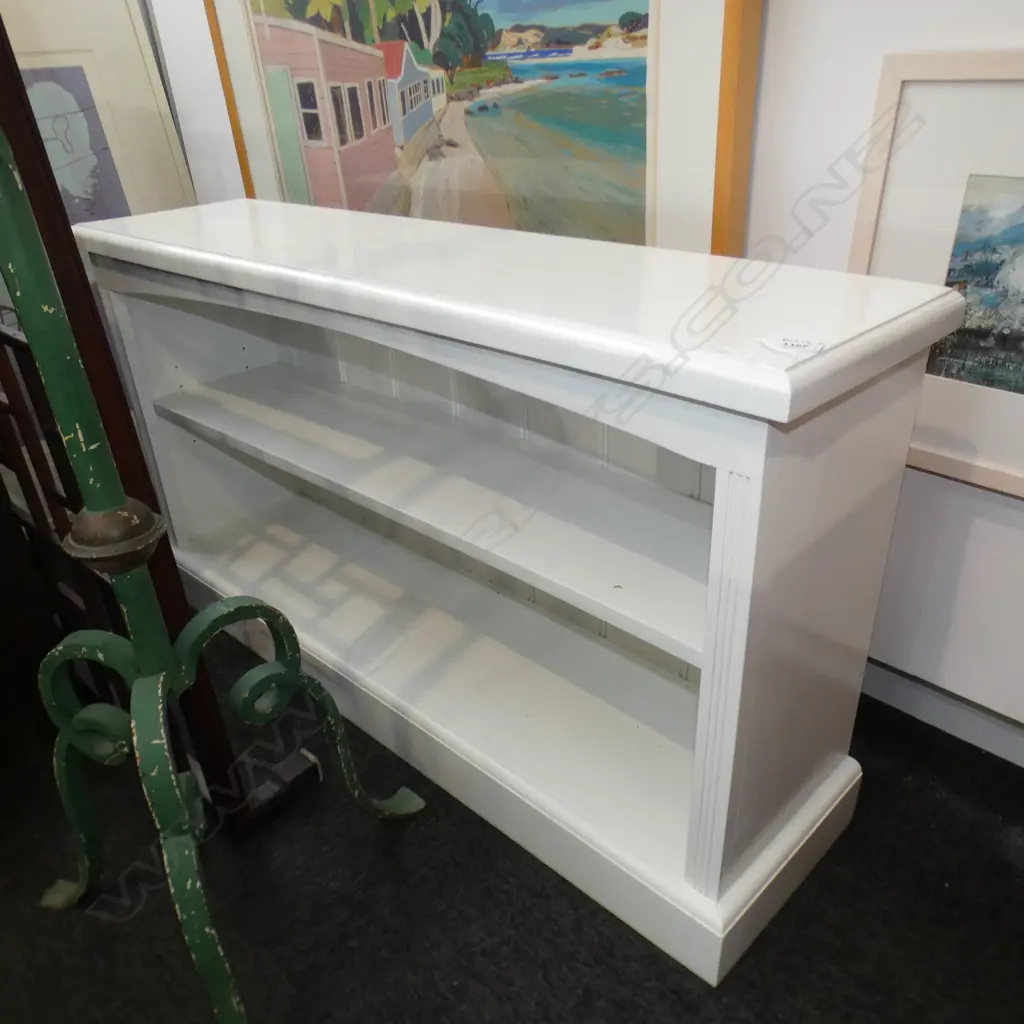 LOW WHITE BOOKCASE W.1140mm Image 1++