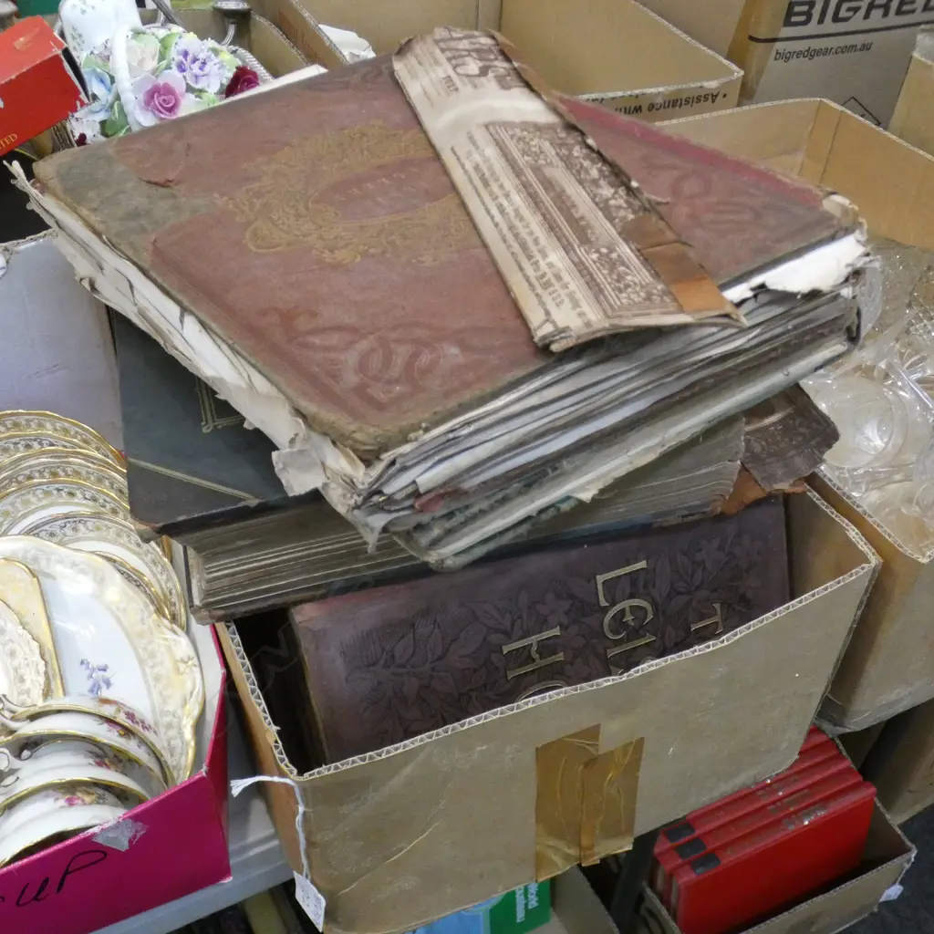 BOX LOT LATE 19th BOOKS; SEVERAL CHAMBERS JOURNALS, LANDSEERS WORKS ETC EX HIGHWIC HOUSE Image 1++
