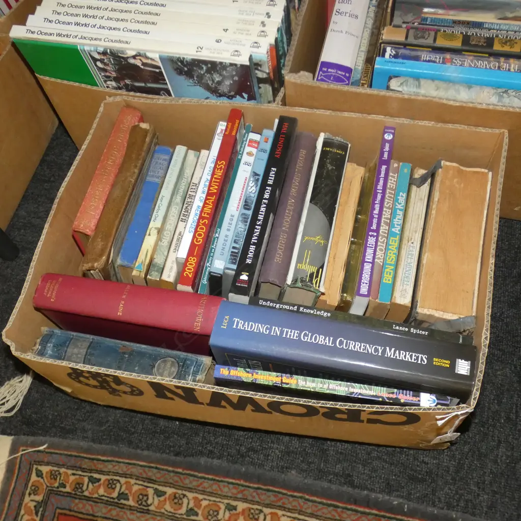 BOX LOT ASST. BOOKS Image 1++