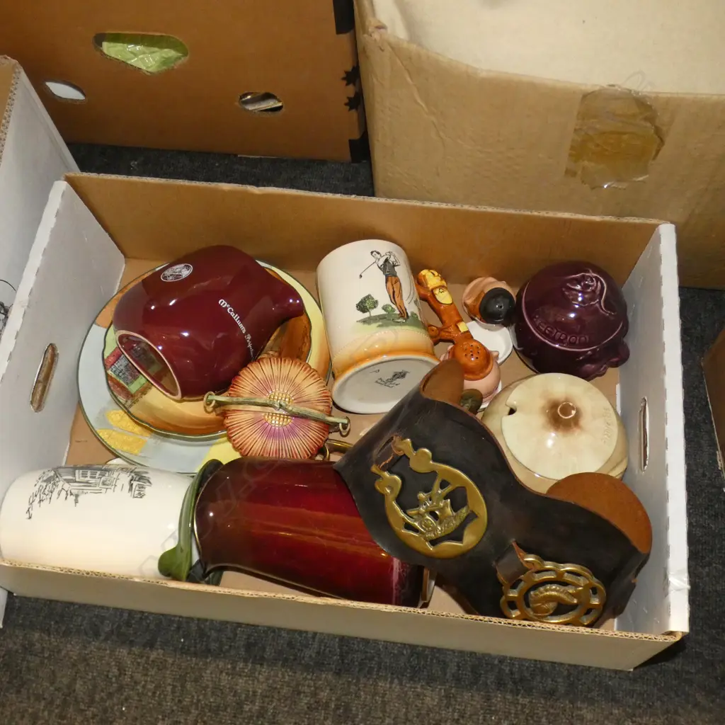 BOX ASST INCL ROYAL DOULTON SERIES WARE ETC.. Image 1++