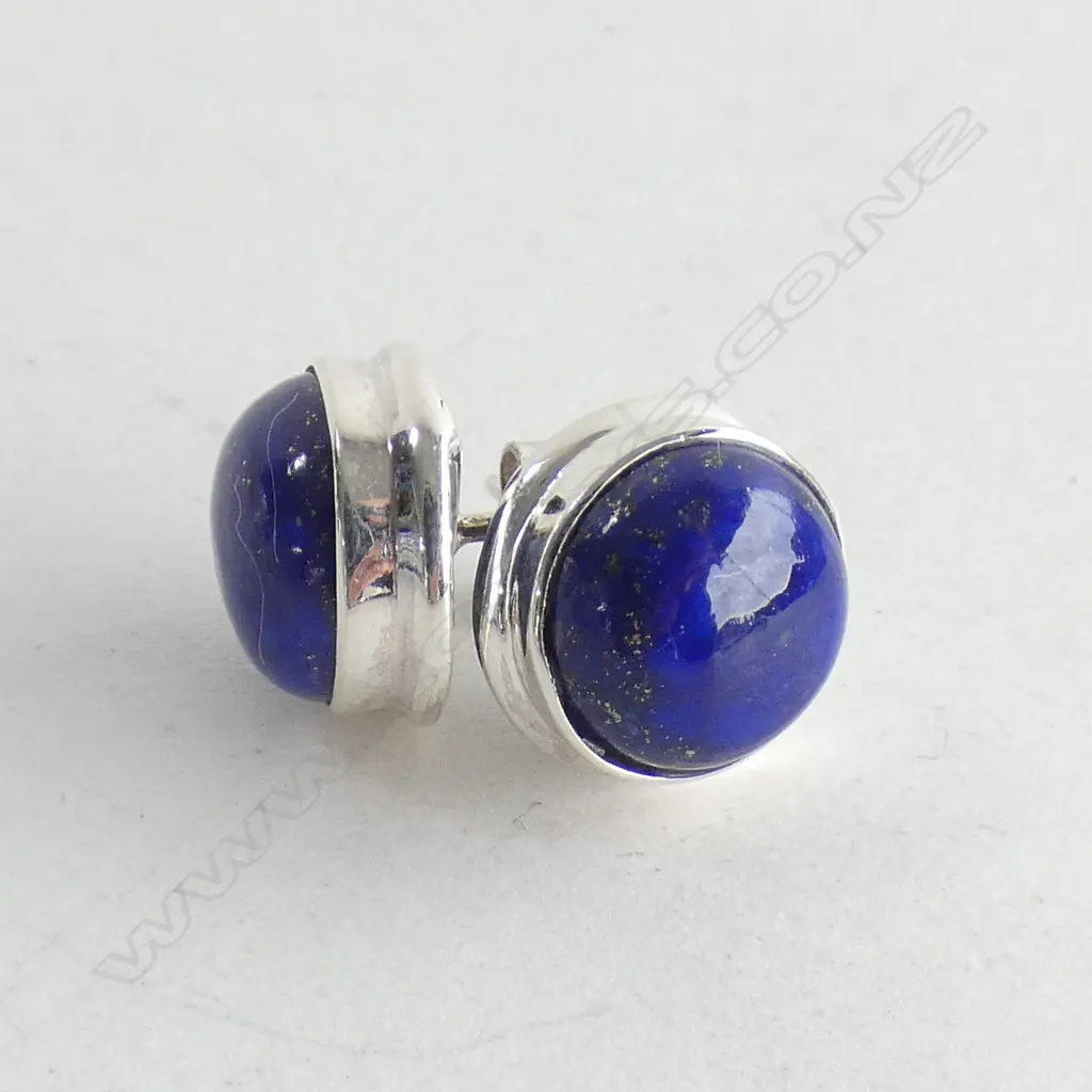 PR STG & LAPIS LAZULI STUD EARRINGS Image 1++