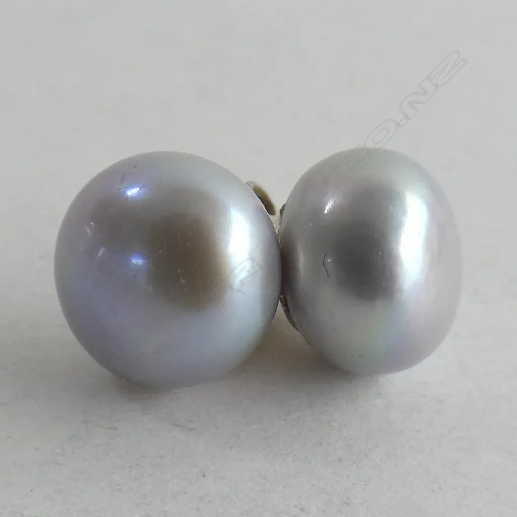 PR STG & PEARL STUD EARRINGS Image 1++