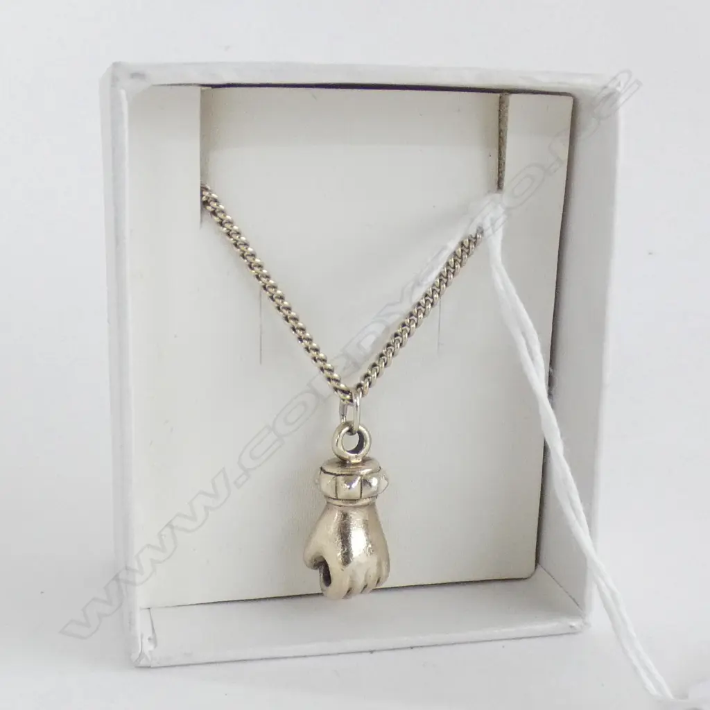 ZOE & MORGAN  PENDANT WITH SILVER CHAIN Image 1++