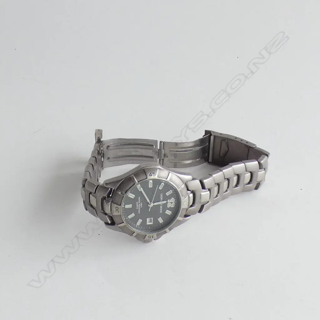 GENT'S GEOFFREY BEENE WRIST WATCH IN BOX Image 1++