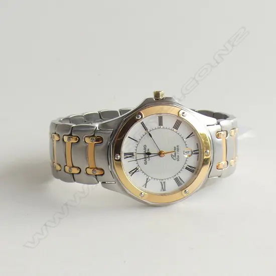 GARRARD 'OCEANA 50M/165FT' GENTS WRISTWATCH AS NEW BOXED...
