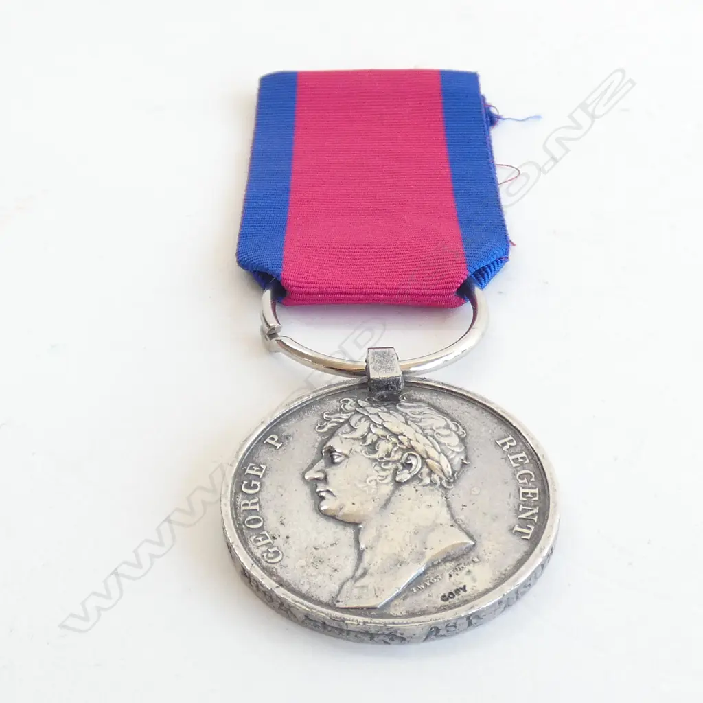 REPLICA WATERLOO MEDAL & TURKISH CRIMEA MEDAL to GUN G. CAMWELL R.H.A Image 1++