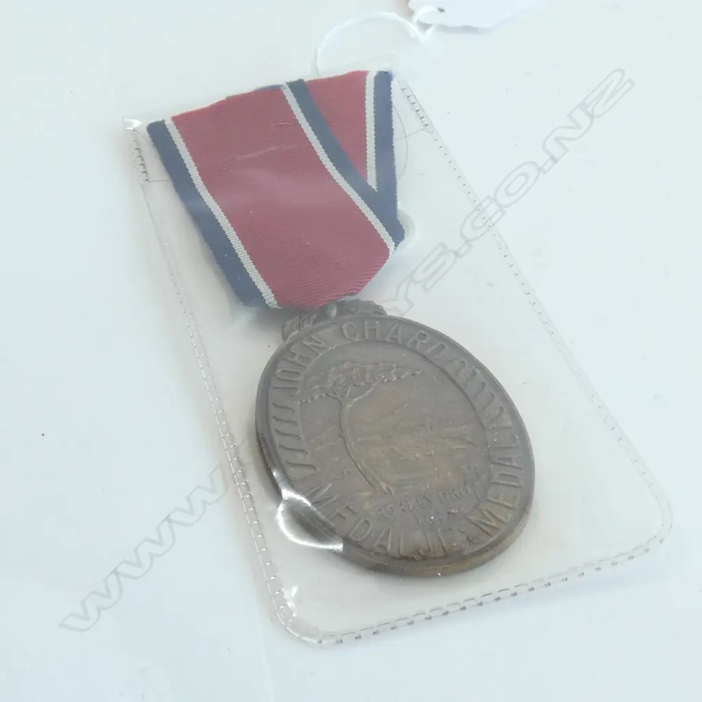 JOHN CHARD MEDAL w RIBBON, (STH. AFRICA LONG SERVICE) Image 1++