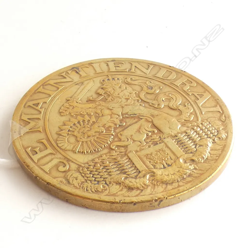 BRONZE TOKEN  IN SUPPORT OF BELGIUM IN WWI Image 1++