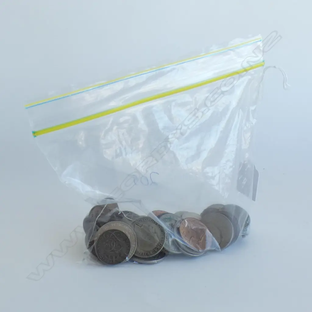 BAG OF ASST. COINS; GEORGIAN, MID 20thC ETC Image 1++