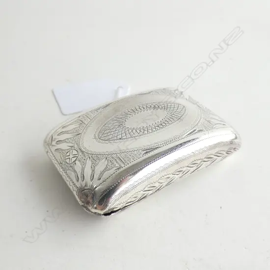 GEORGIAN STG SILVER SNUFF BOX LONDON 1808 