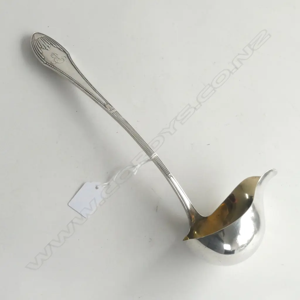 GERMAN 800 SILVER SOUP LADLE 222gm Image 1++