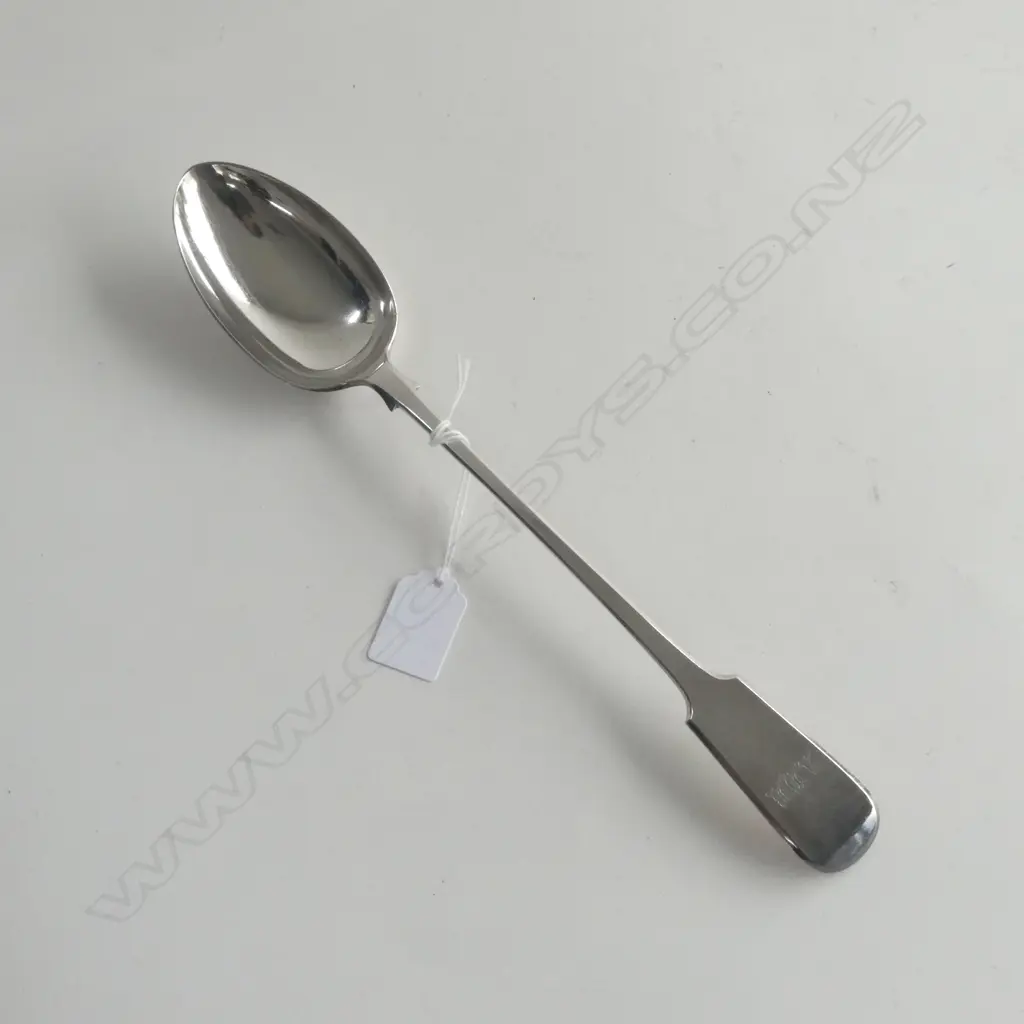 SILVER PLATE PIE SPOON FIDDLE PATTERN  Image 1++