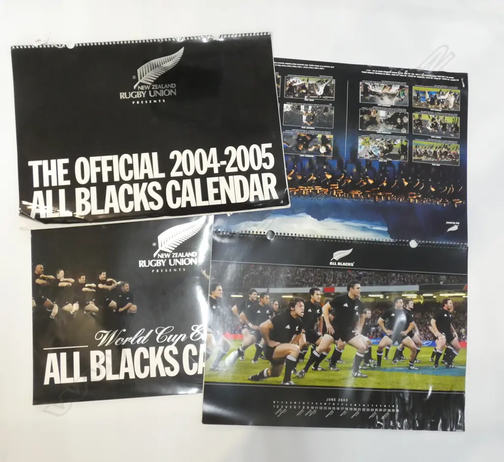 3 LG  ALL BLACKS CALENDARS Image 1++