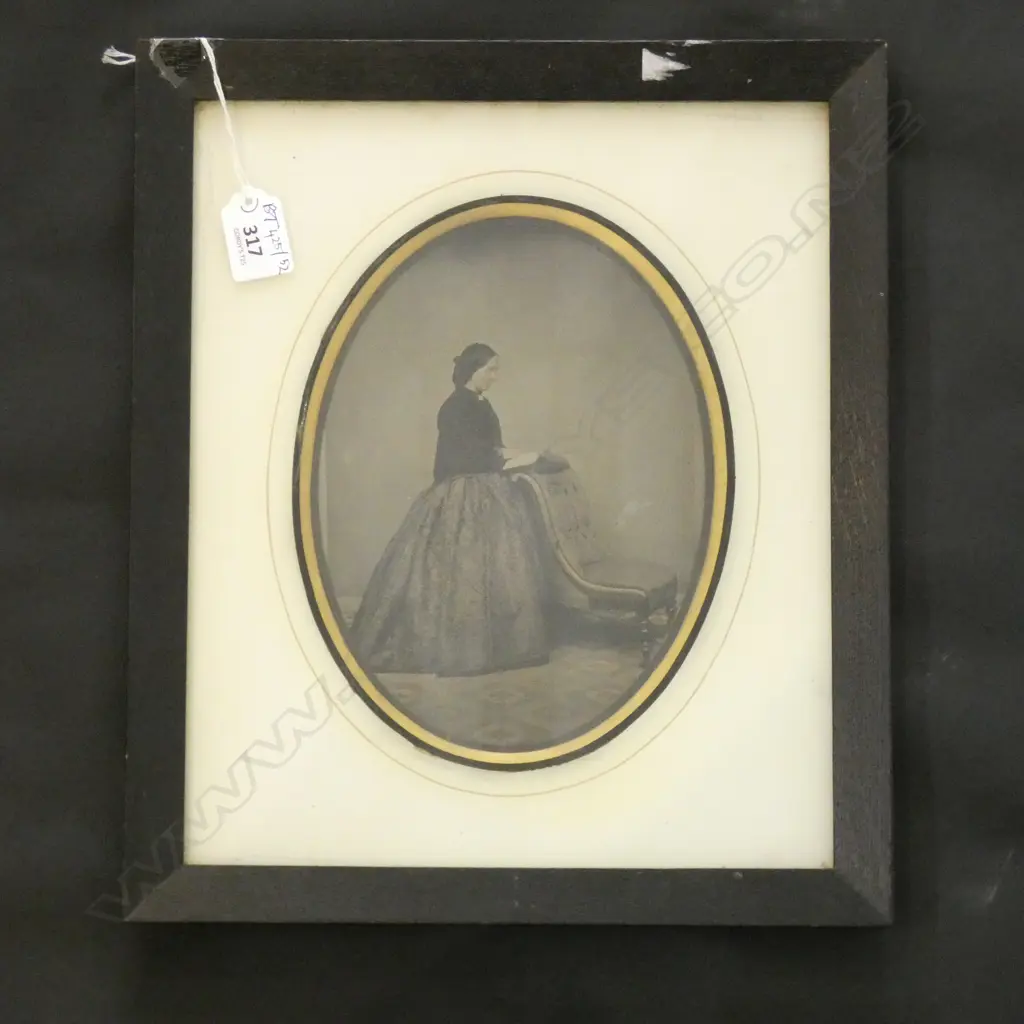 FRAMED AMBROTYPE PHOTOGRAPH 210x150mm Image 1++