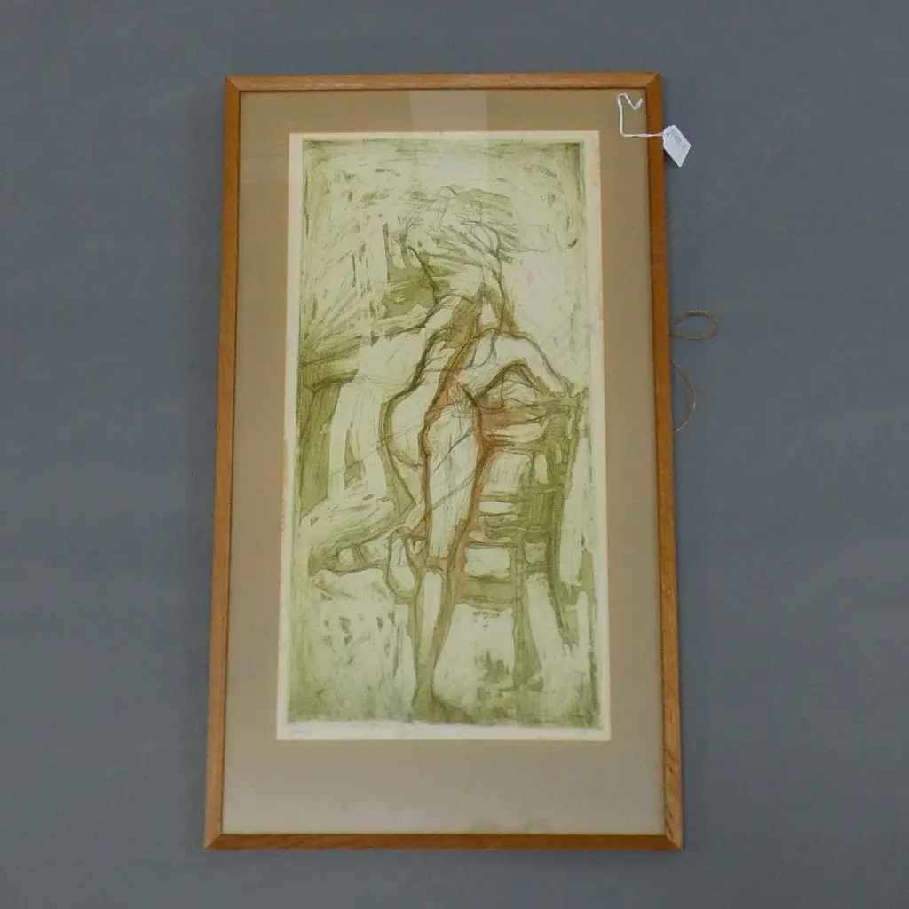 JULIANA JARVE ETCHING 'FIGURE I' LTD ED 1/3 500x250mm Image 1++