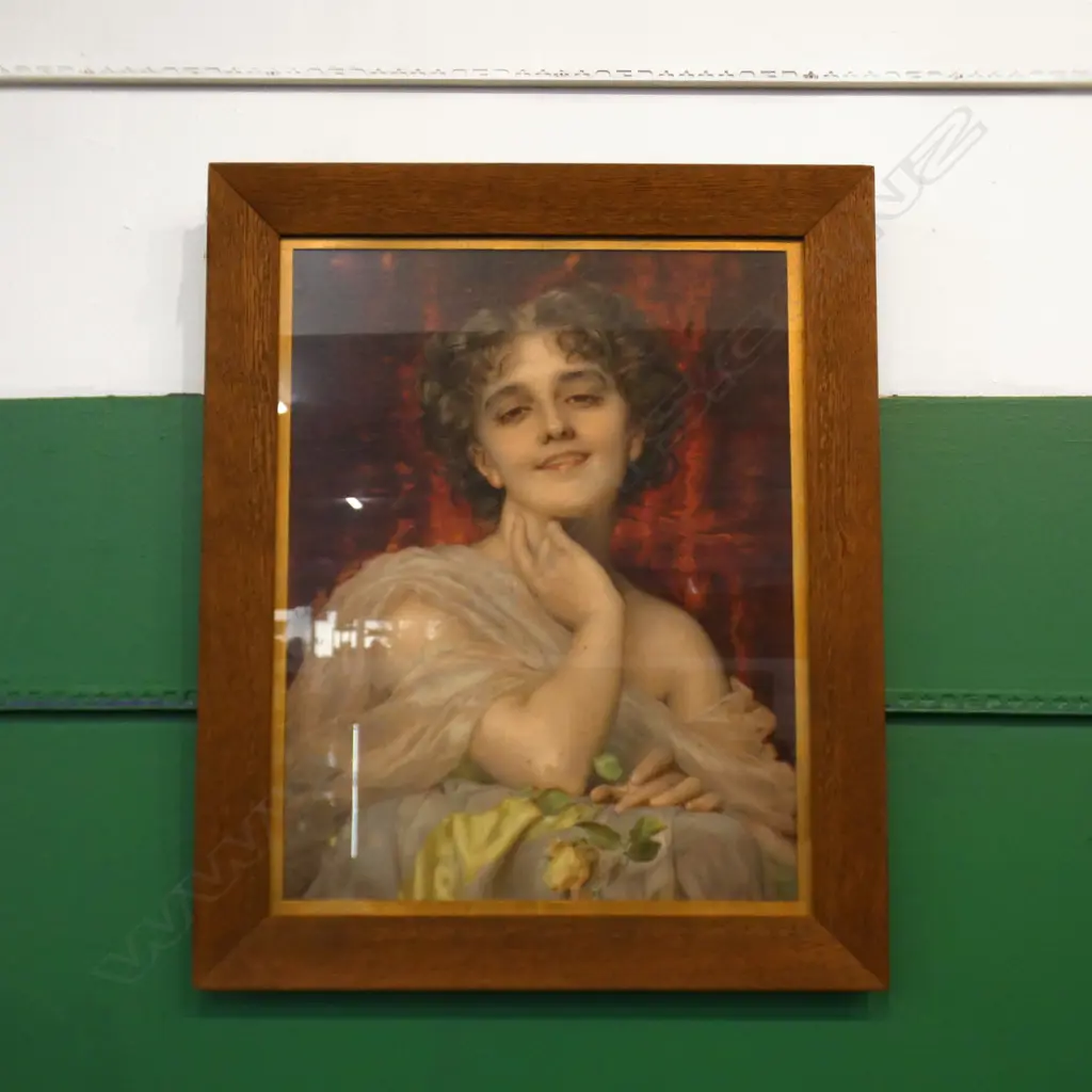 EDWARDIAN PEARS CHROMOLITHOGRAPH PRINT 585x450mm Image 1++
