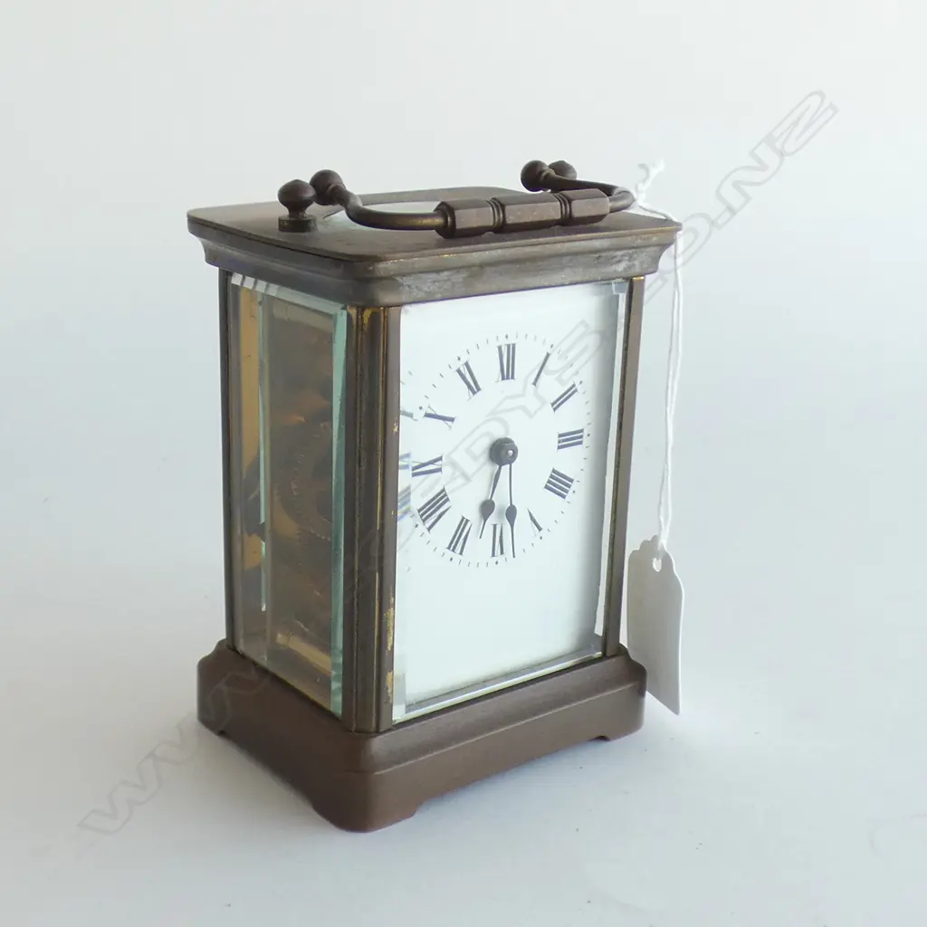 BRASS CARRIAGE CLOCK H.110mm Image 1++