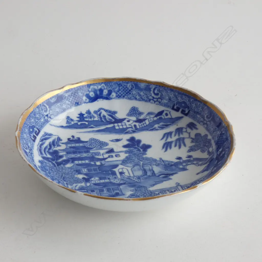 18/19TH CENTURY ENGLISH SAUCER DISH. DIA., 140mm Image 1++