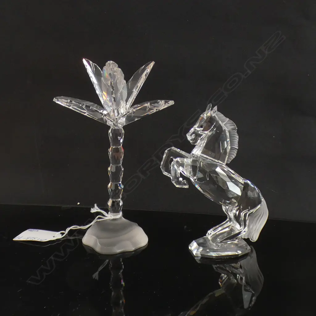 SWAROVSKI CRYSTAL PALM TREE H 140MM  IN ORIGINAL BOX WITH SLEEVE Image 1++