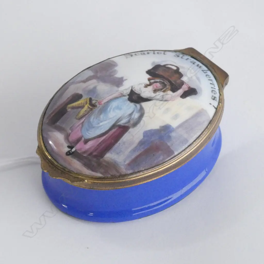 BILSTON ENAMEL BOX  Image 1++