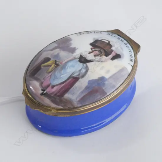 BILSTON ENAMEL BOX 