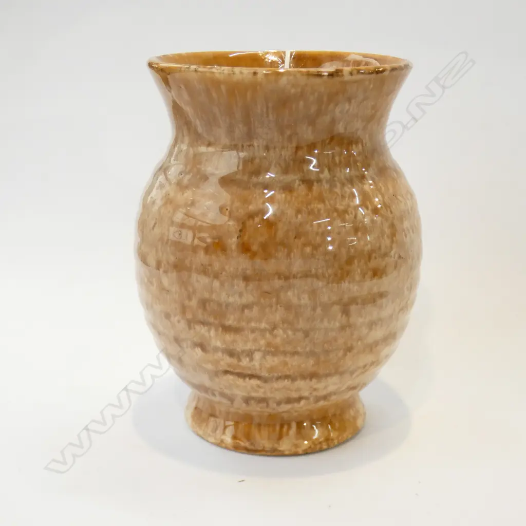 EARLY CROWN LYNN FRACTIOL NUMBER VASE. #13. H.145mm Image 1++