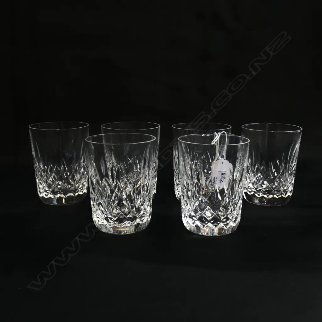 6 WATERFORD LISMORE TUMBLERS H.90mm Image 1++