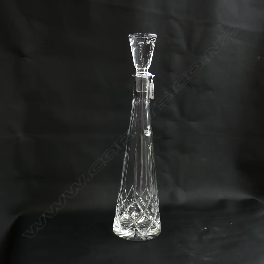TALL CRYSTAL DECANTER BY 'BLOCK' H.395mm Image 1++