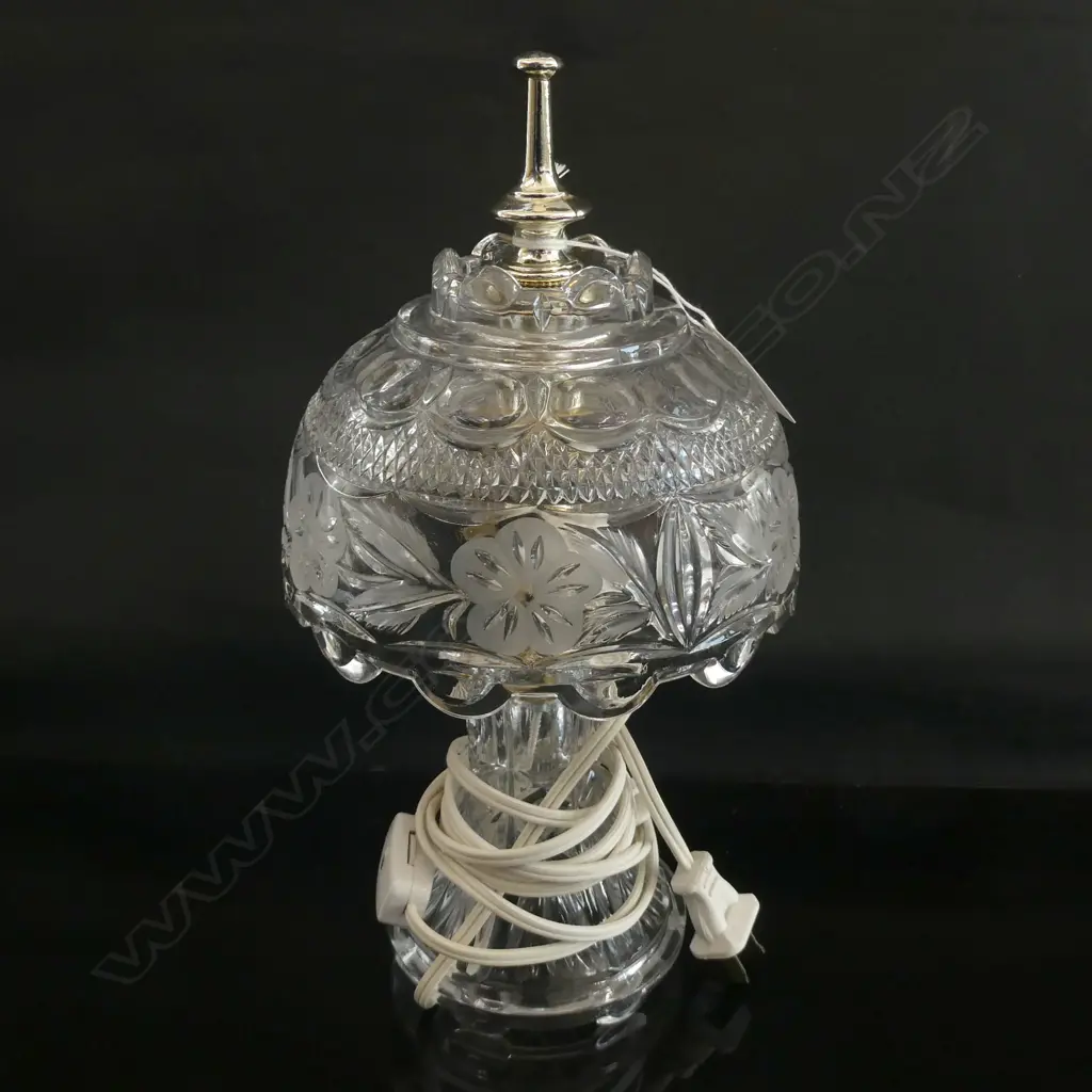 PRESSED GLASS LAMP H.270mm Image 1++